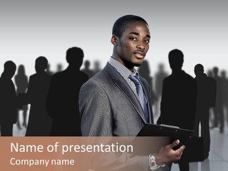 Entrepreneur Elegant Staff PowerPoint Template