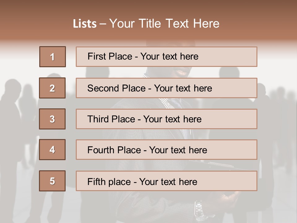 Entrepreneur Elegant Staff PowerPoint Template