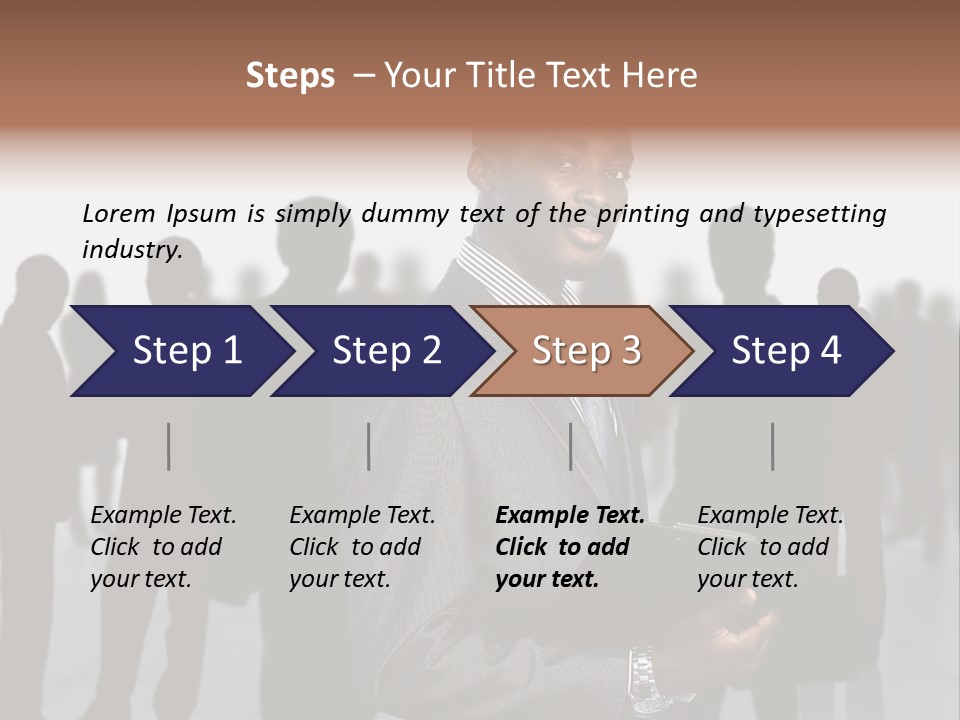 Entrepreneur Elegant Staff PowerPoint Template