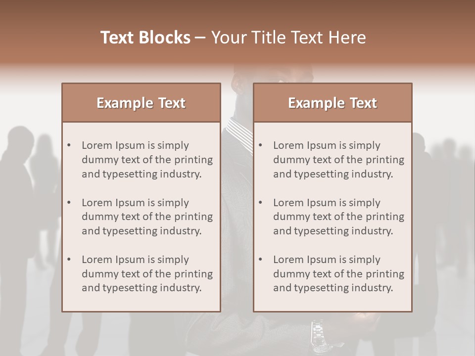 Entrepreneur Elegant Staff PowerPoint Template