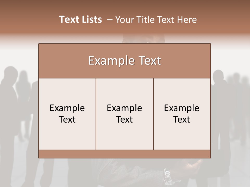 Entrepreneur Elegant Staff PowerPoint Template