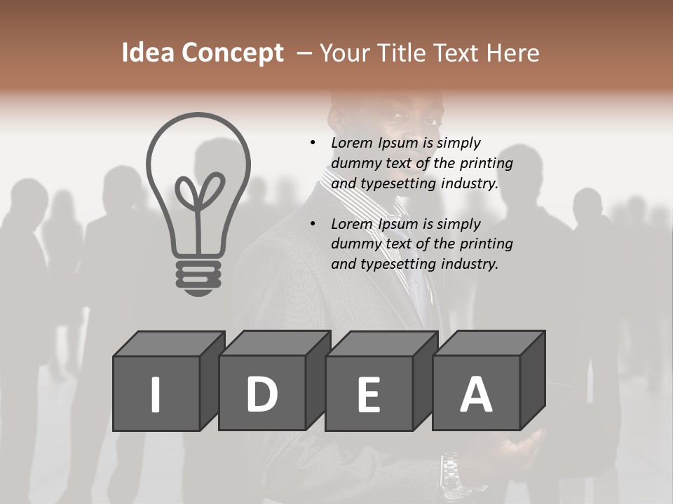Entrepreneur Elegant Staff PowerPoint Template