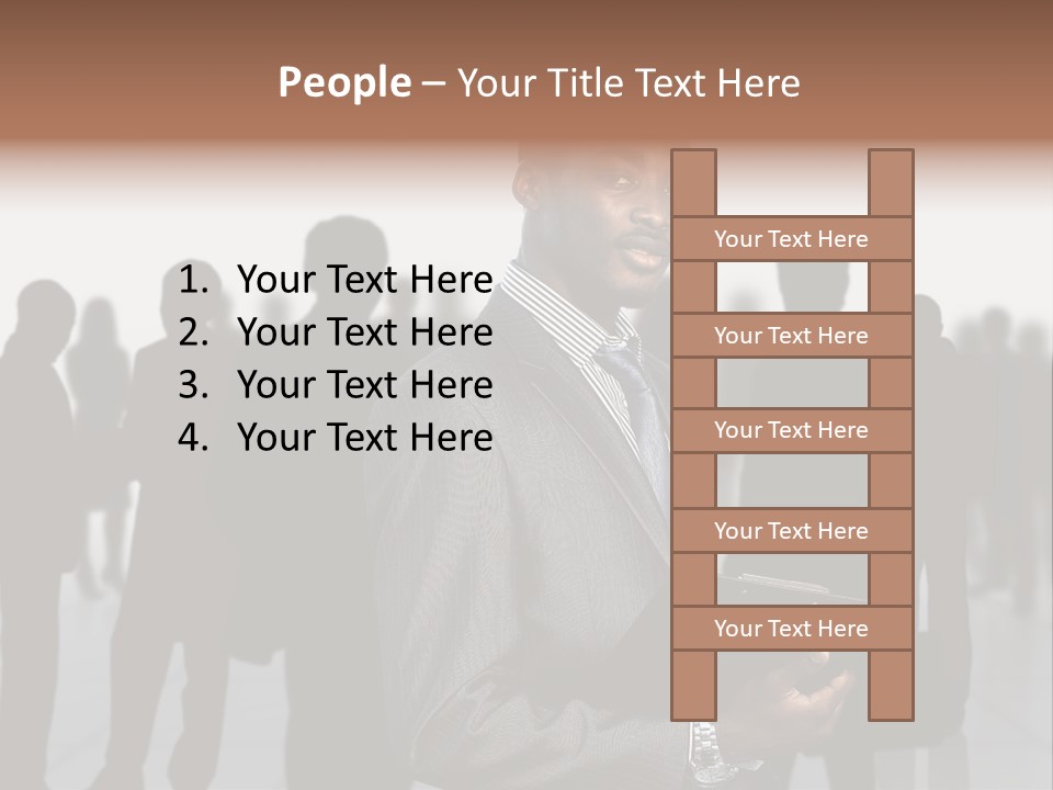 Entrepreneur Elegant Staff PowerPoint Template