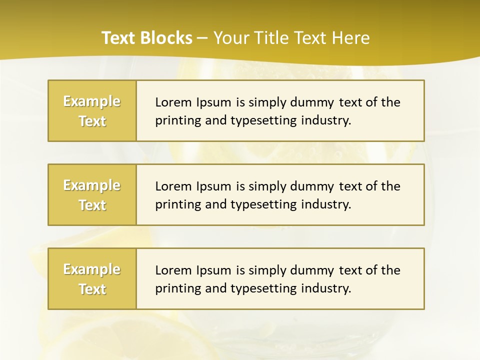 Dishware Purity Potable PowerPoint Template