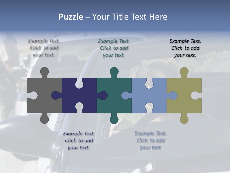 Isolated Delicious White PowerPoint Template