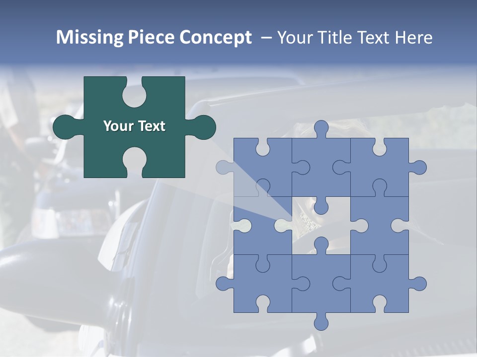 Isolated Delicious White PowerPoint Template