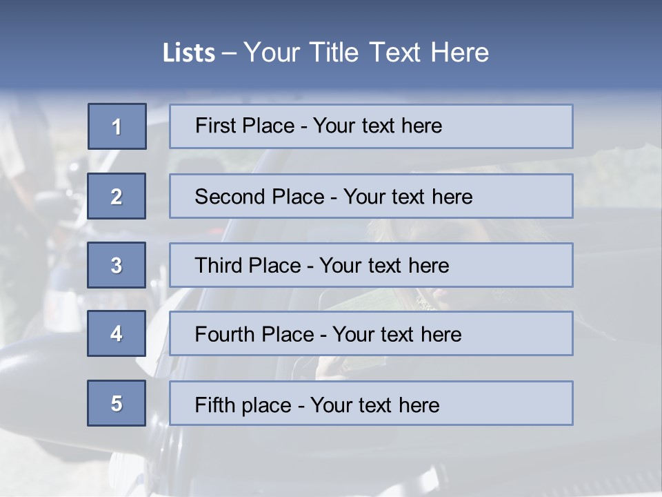 Isolated Delicious White PowerPoint Template