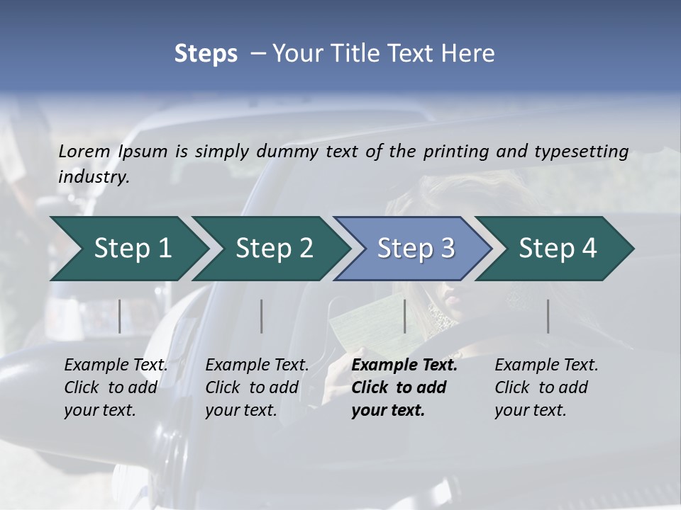 Isolated Delicious White PowerPoint Template