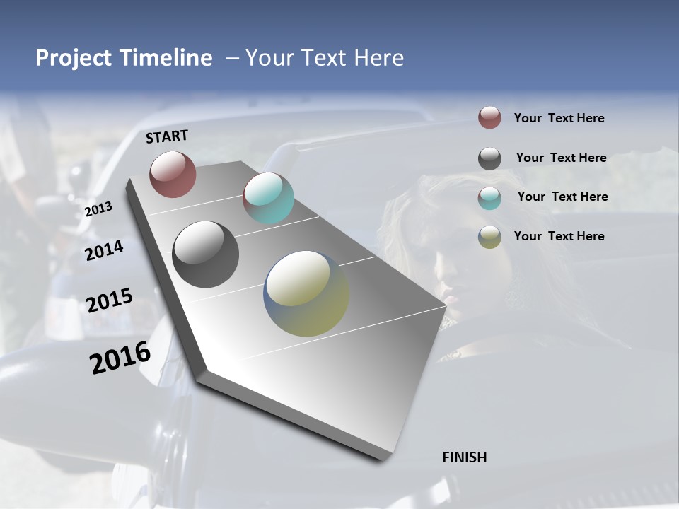 Isolated Delicious White PowerPoint Template