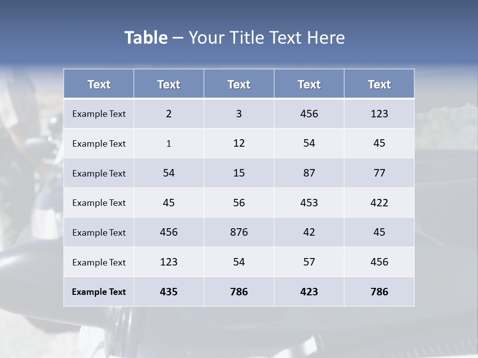 Isolated Delicious White PowerPoint Template