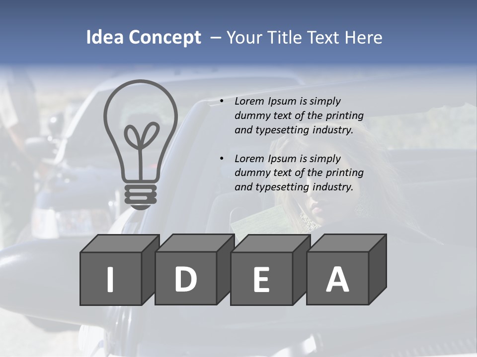 Isolated Delicious White PowerPoint Template