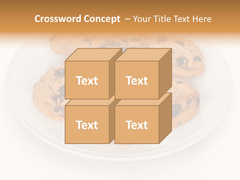 Isolated Delicious White PowerPoint Template