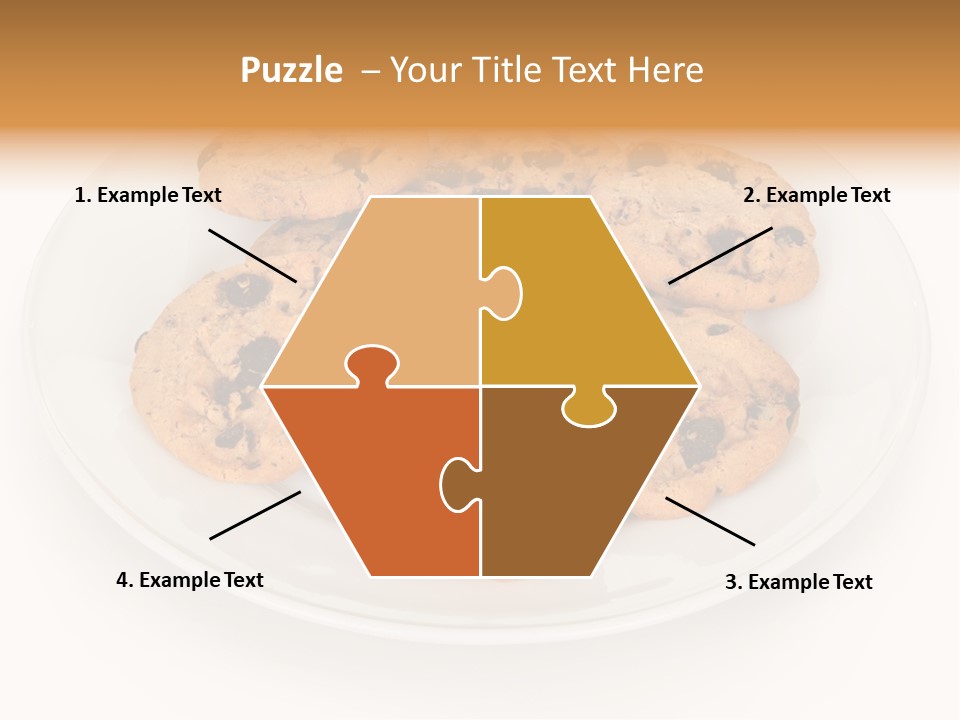Isolated Delicious White PowerPoint Template