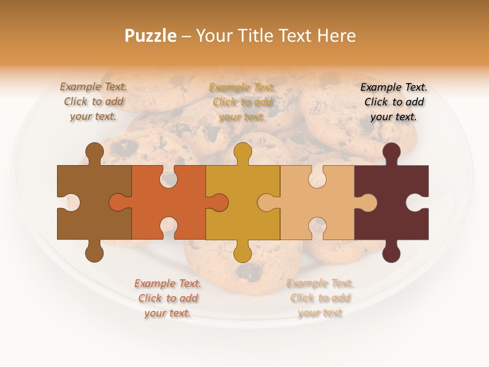 Isolated Delicious White PowerPoint Template