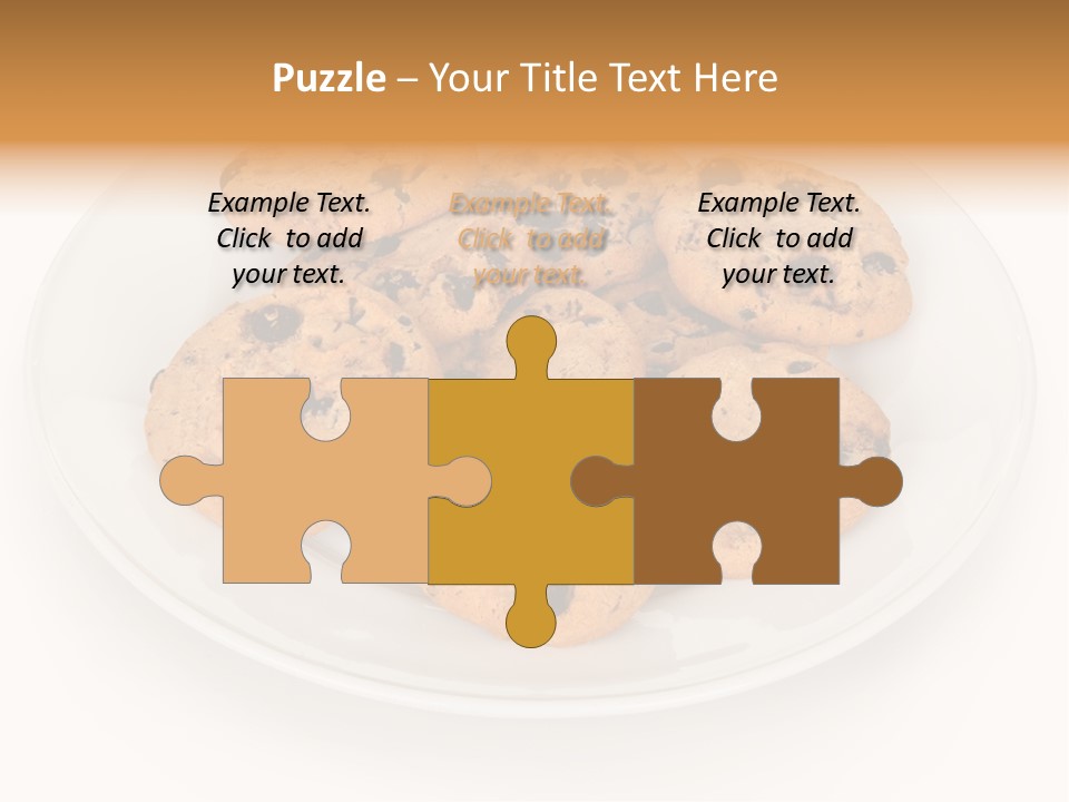 Isolated Delicious White PowerPoint Template