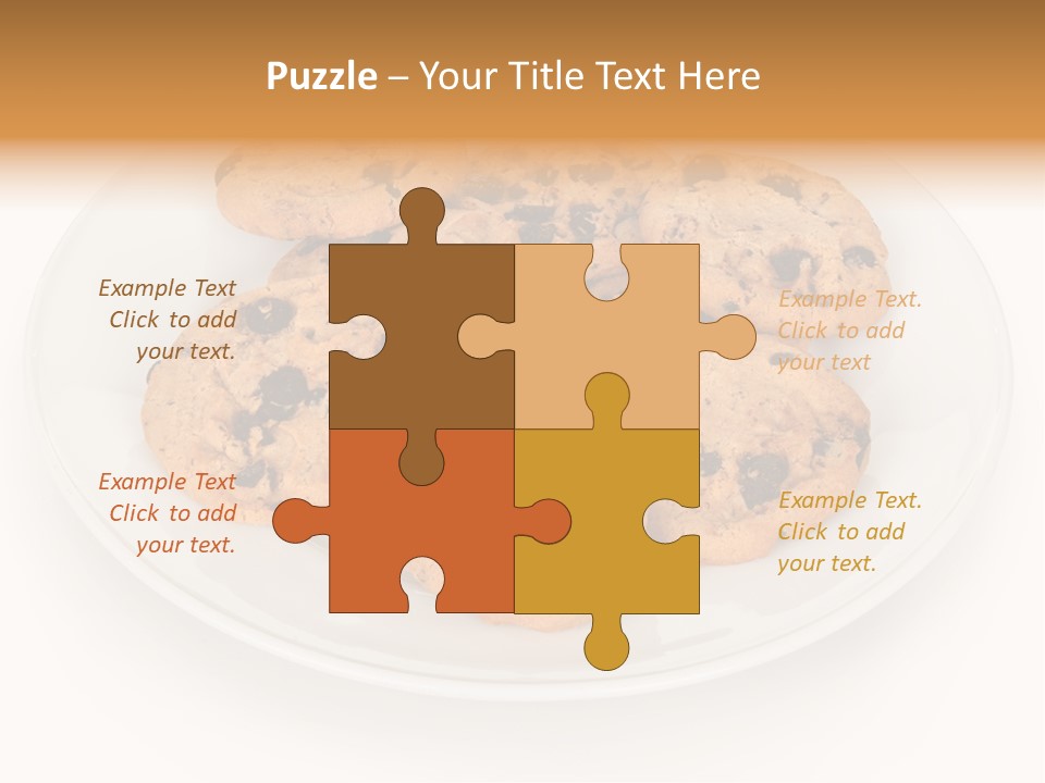 Isolated Delicious White PowerPoint Template