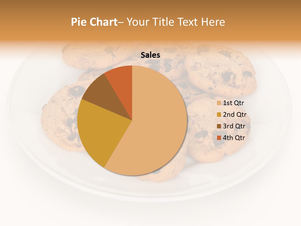 Isolated Delicious White PowerPoint Template