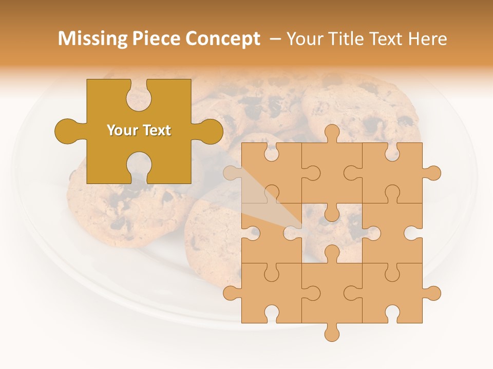 Isolated Delicious White PowerPoint Template