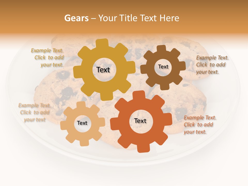 Isolated Delicious White PowerPoint Template