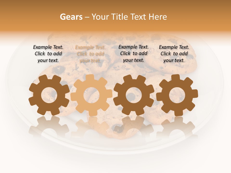 Isolated Delicious White PowerPoint Template