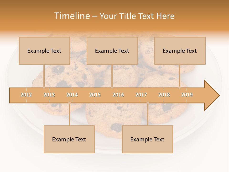Isolated Delicious White PowerPoint Template