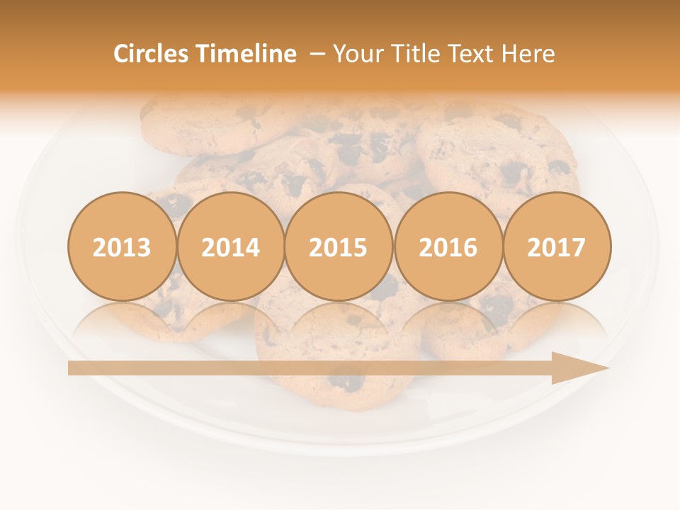 Isolated Delicious White PowerPoint Template