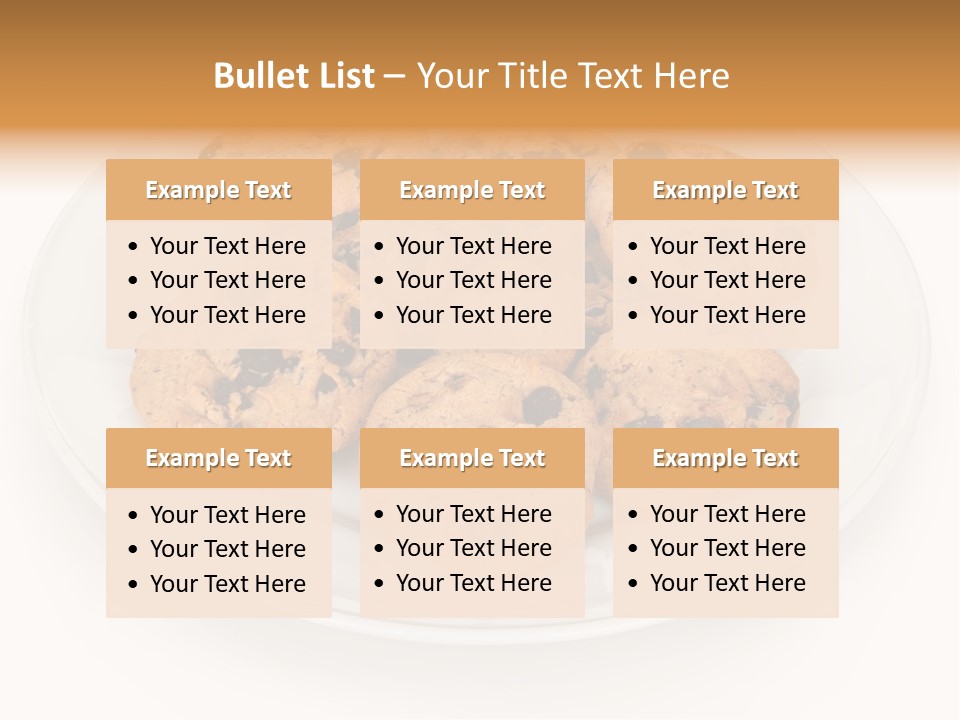 Isolated Delicious White PowerPoint Template