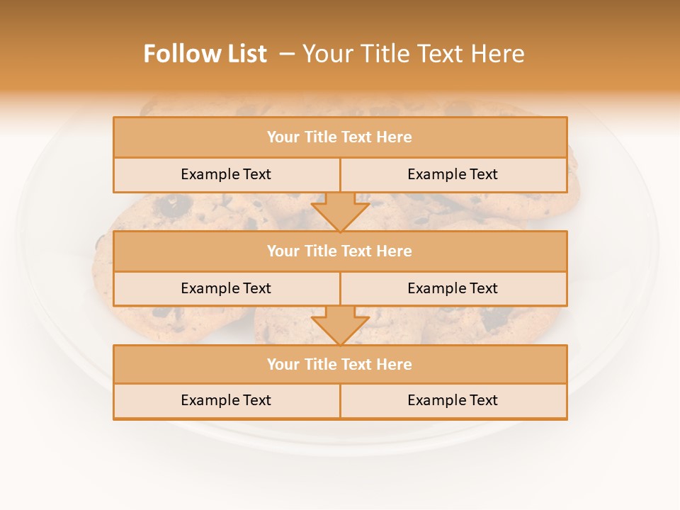 Isolated Delicious White PowerPoint Template
