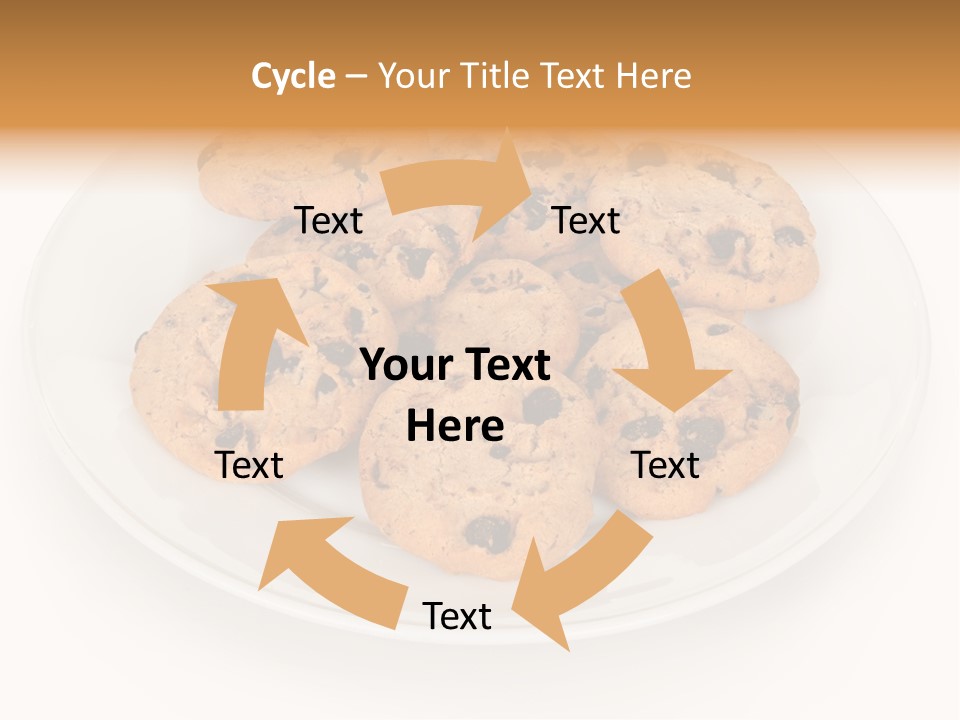 Isolated Delicious White PowerPoint Template