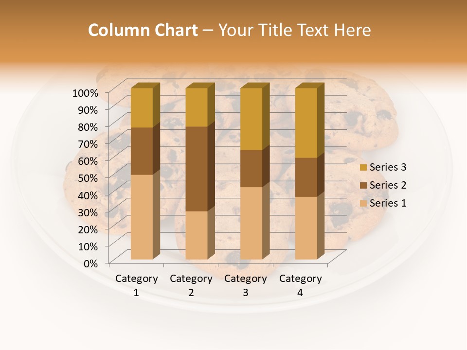 Isolated Delicious White PowerPoint Template
