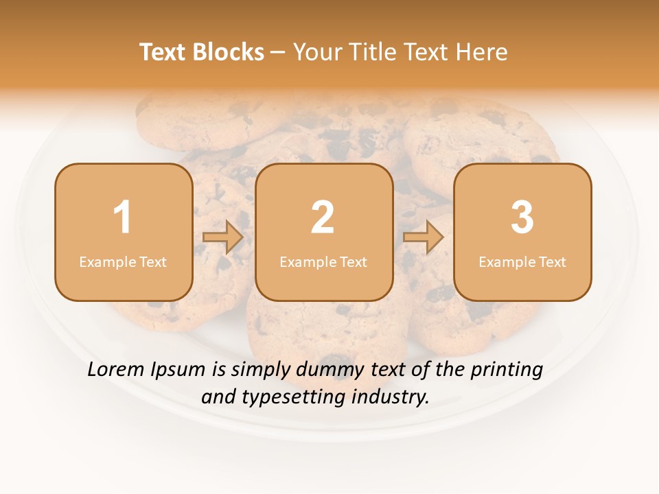 Isolated Delicious White PowerPoint Template
