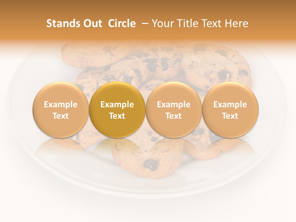 Isolated Delicious White PowerPoint Template