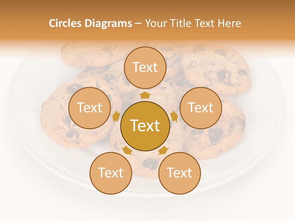 Isolated Delicious White PowerPoint Template