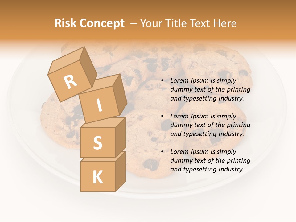 Isolated Delicious White PowerPoint Template