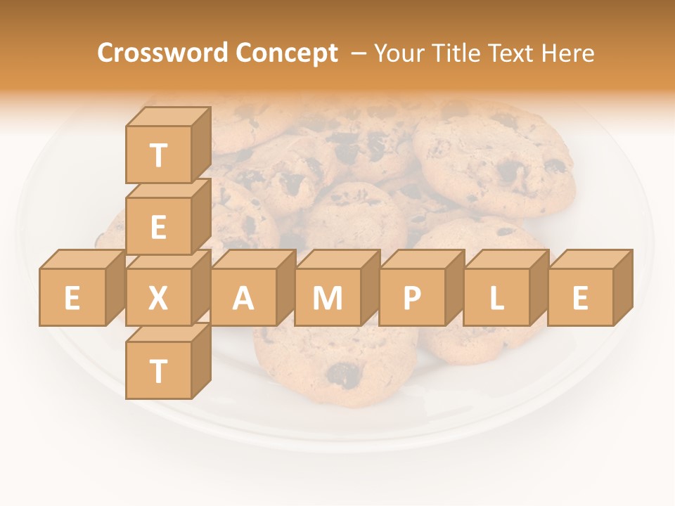 Isolated Delicious White PowerPoint Template
