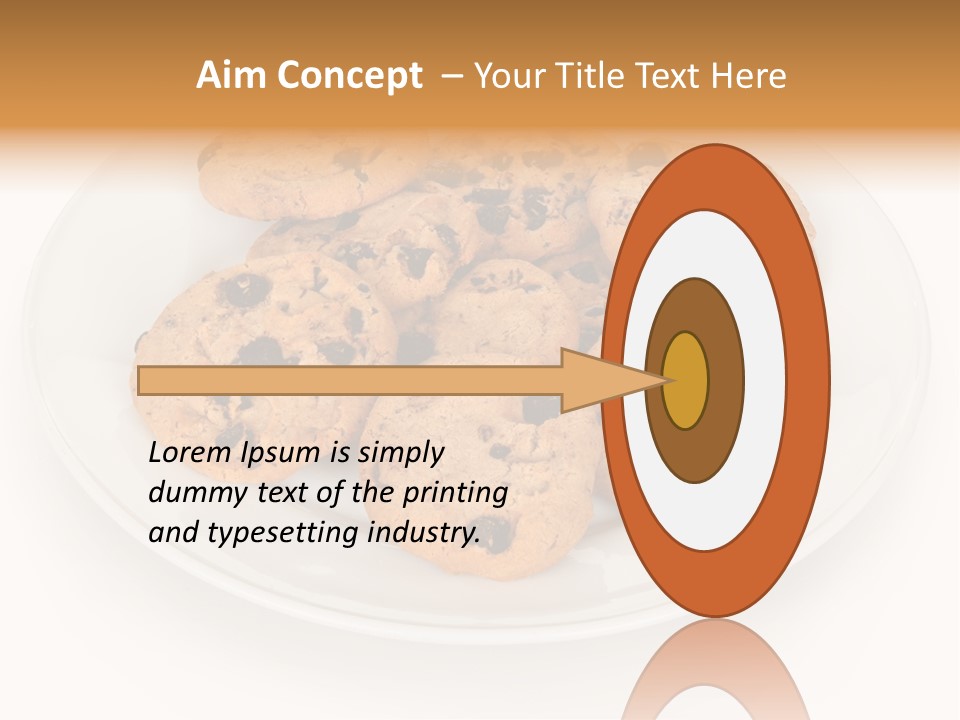 Isolated Delicious White PowerPoint Template