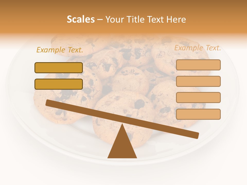 Isolated Delicious White PowerPoint Template