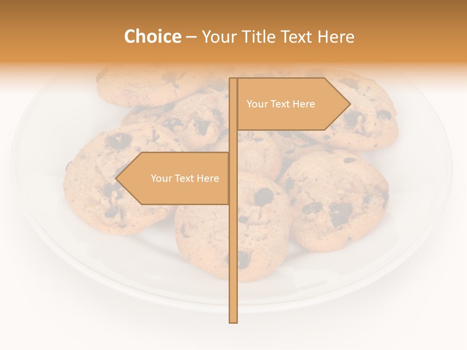 Isolated Delicious White PowerPoint Template