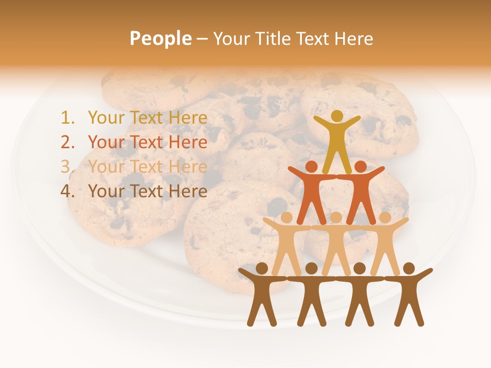 Isolated Delicious White PowerPoint Template