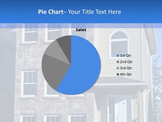 Contemporary Trees Vinyl Siding PowerPoint Template