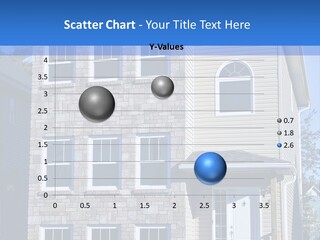 Contemporary Trees Vinyl Siding PowerPoint Template