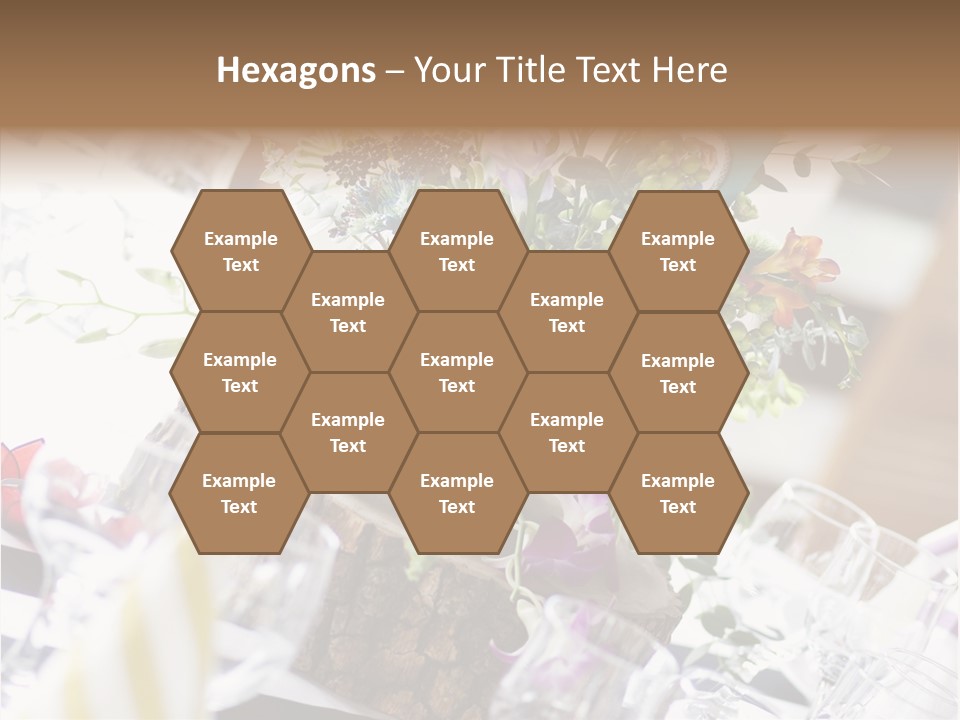 Beautiful Scenery Bouquet PowerPoint Template