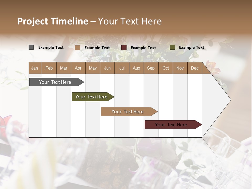 Beautiful Scenery Bouquet PowerPoint Template