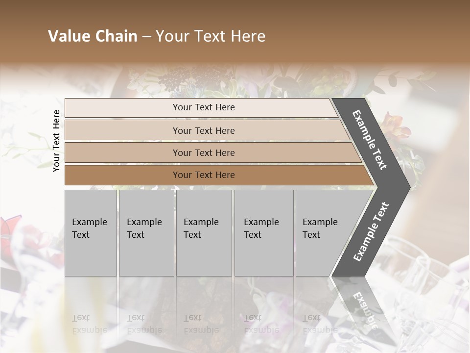 Beautiful Scenery Bouquet PowerPoint Template