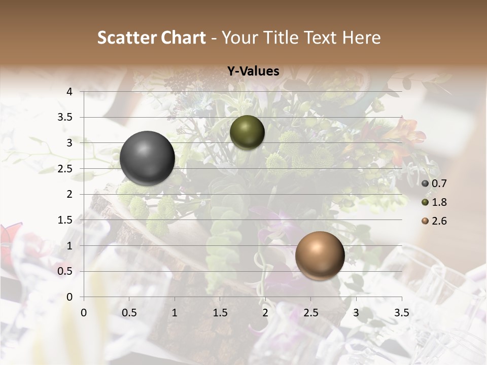 Beautiful Scenery Bouquet PowerPoint Template