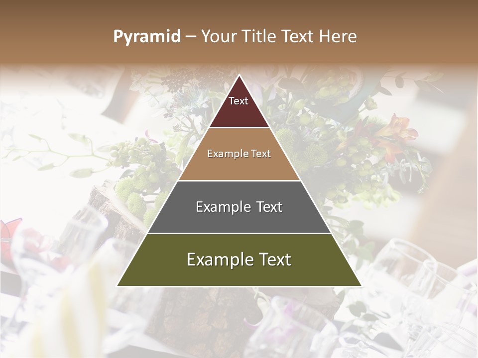 Beautiful Scenery Bouquet PowerPoint Template