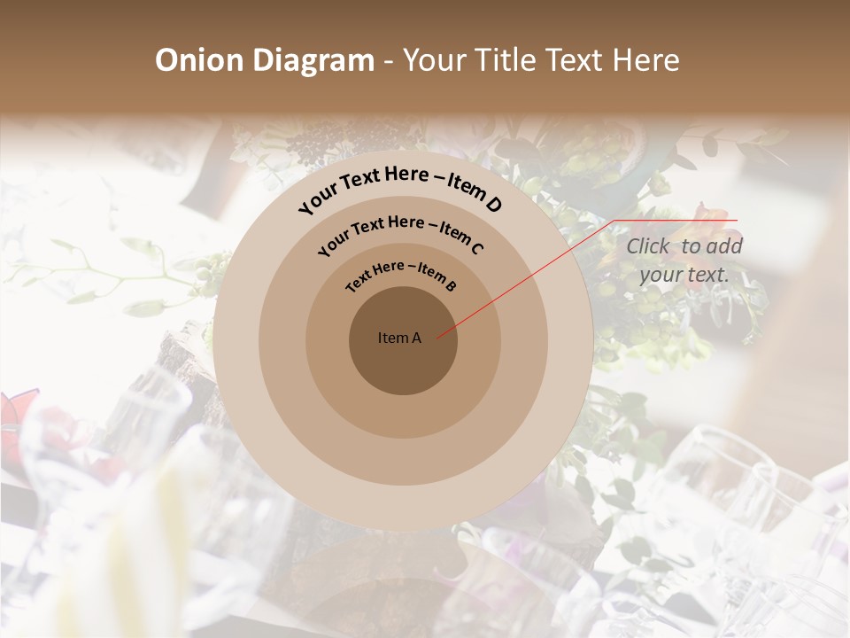 Beautiful Scenery Bouquet PowerPoint Template