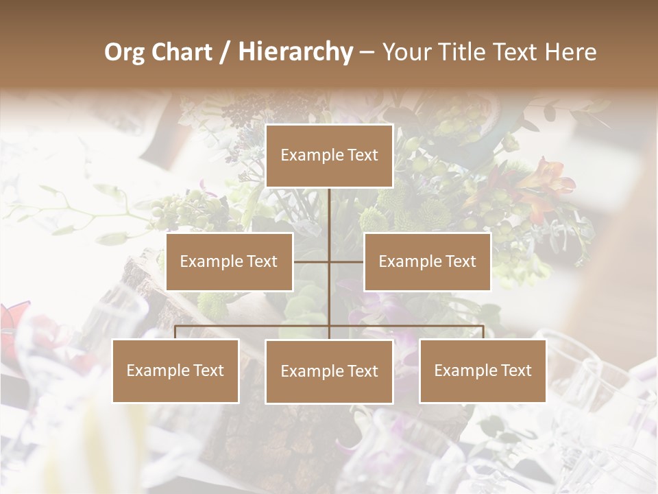 Beautiful Scenery Bouquet PowerPoint Template