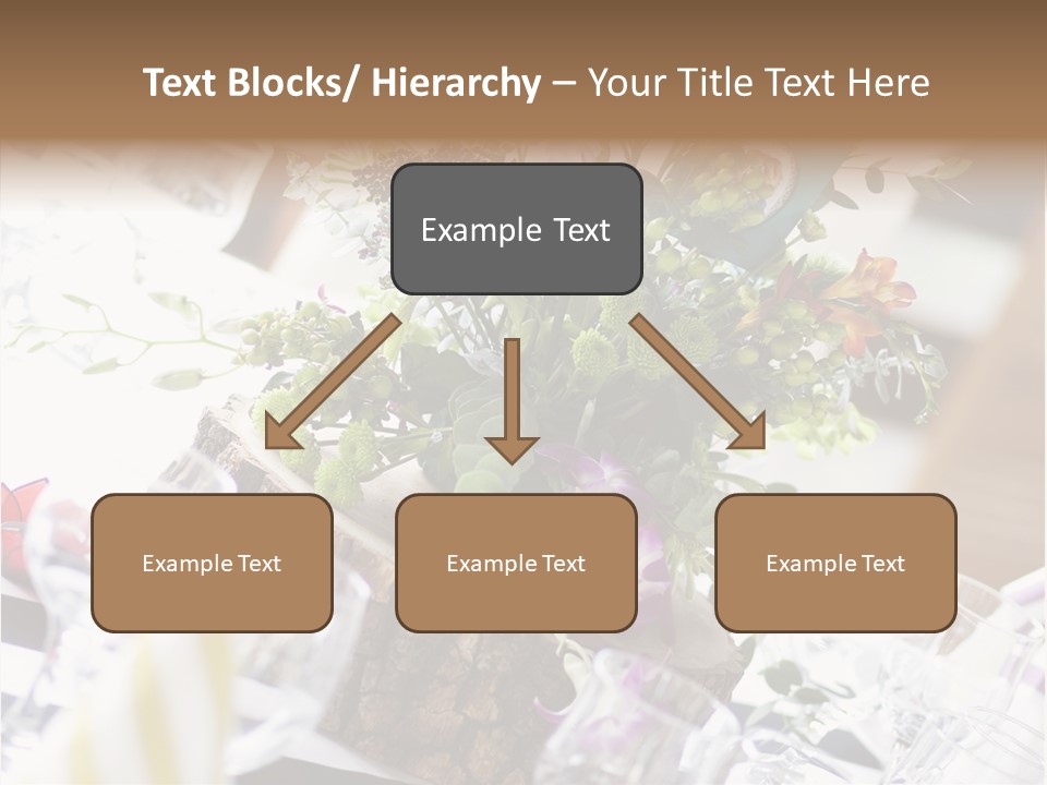 Beautiful Scenery Bouquet PowerPoint Template