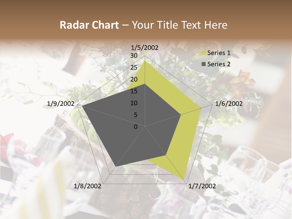 Beautiful Scenery Bouquet PowerPoint Template